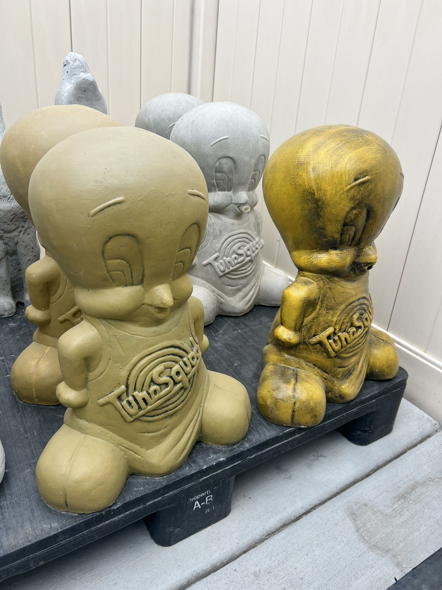 Cement Tweety Bird Statue 