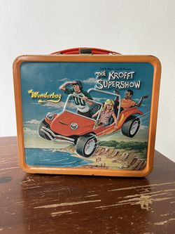 Vintage 1976 Sid & Marty Krofft Supershow Lunchbox and Thermos