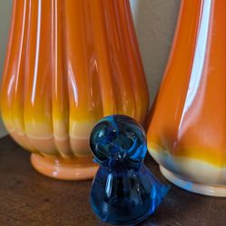 Vintage Little Blue Bird Paper Weight