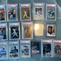 Ken Griffey Jr And Julio Rodriguez Cards High End Autos , Low Serial # , Rookies , Etc.. See Pics Send Offers 