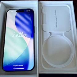 iPhone 15 Pro 128gb Fully Unlocked In Box Comes With Swarovski Crystal Case