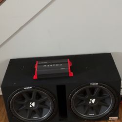 New Kicker Speaker With 2500 Watt Amp 