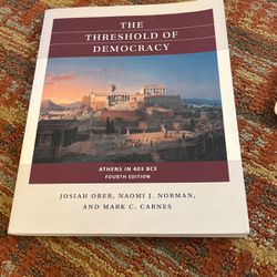 The Threshold Of Democracy  4th Ed. 