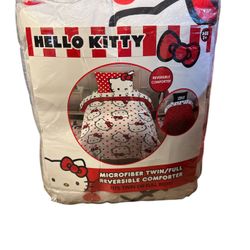 Hello Kitty Sanrio Comforter & Twin Sheet Set Bundle