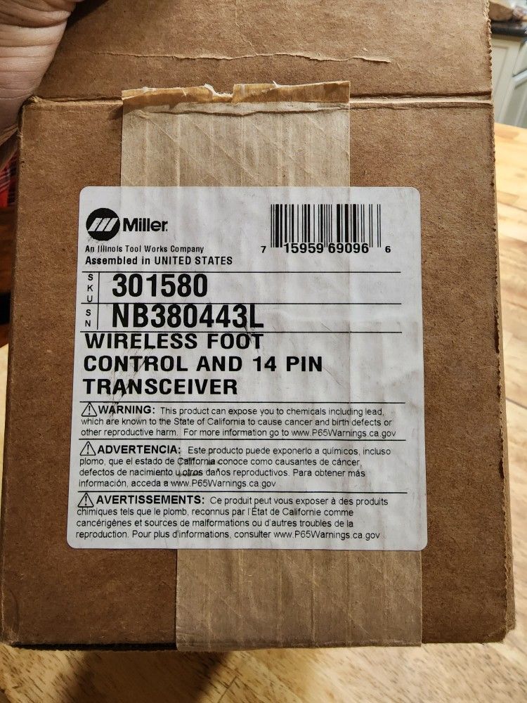 Miller 301580 Wireless Foot Control System