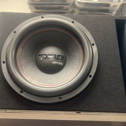 DS18 15” Subwoofer With Ported Box.. Brand New 