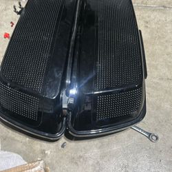 Touring Saddle Bag Speaker Lids