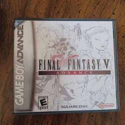 Final Fantasy Advance V GBA Replacement Case 