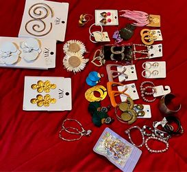Earrings and bracelets