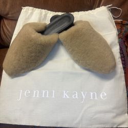 Jenny Kayne Natural Shearing Mules Size 7.5 or 38 EU