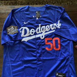 Mookie Betts World Series Jersey 