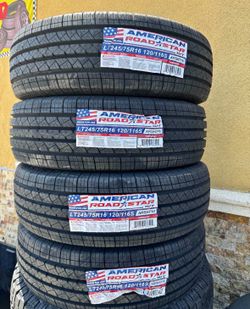 LT245/75/16 vendo set de llantas nueva. Con 50.000 millas de garantía