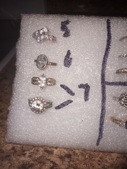 Costume Jewelry (Rings) Sizes On The Side Asking 10.00 Each