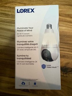 Smart led lightbulb camera