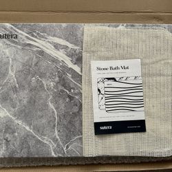 Sutera Stone Bath Mat - New Never Used