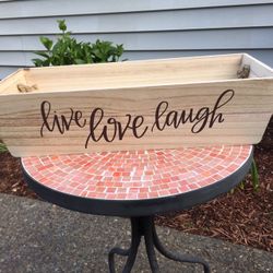 Great Planter/Fun Box W/Rope Handles