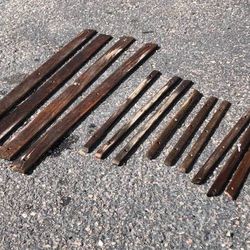 Teak Boat Deck Treads Solid Real Teak 26" and 15" lengths 13 pieces