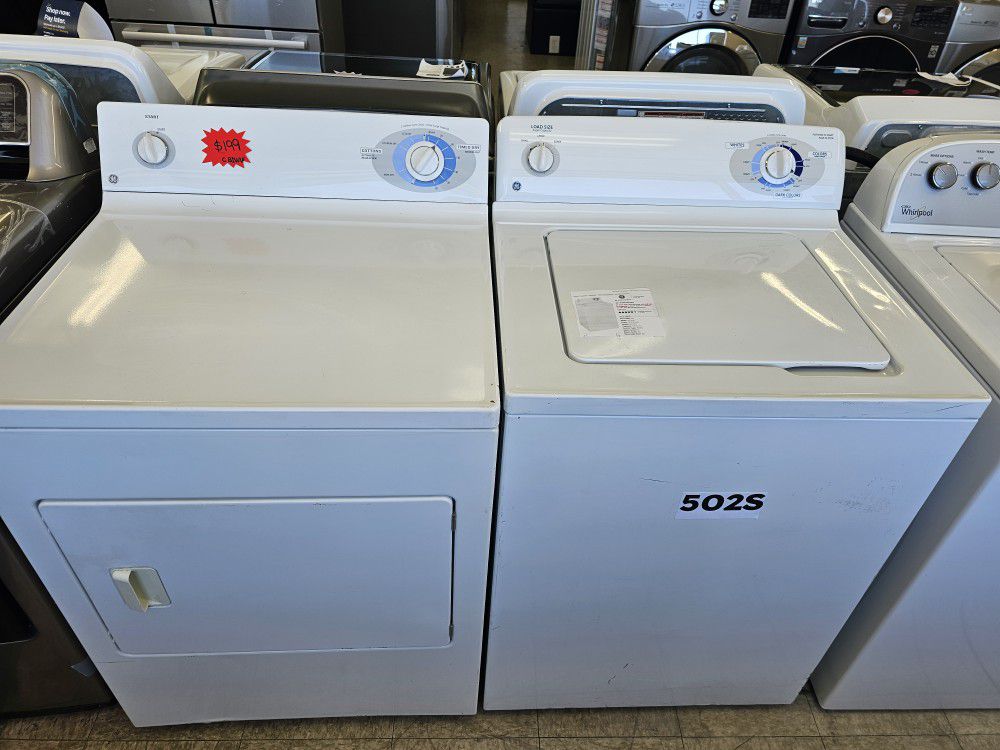 GE WASHER AND DRYER SET Excellent Condition 