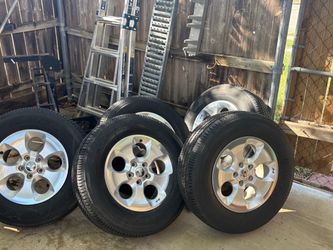 5 brand, new tires and rims