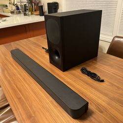Sony Sound Bar and Subwoofer
