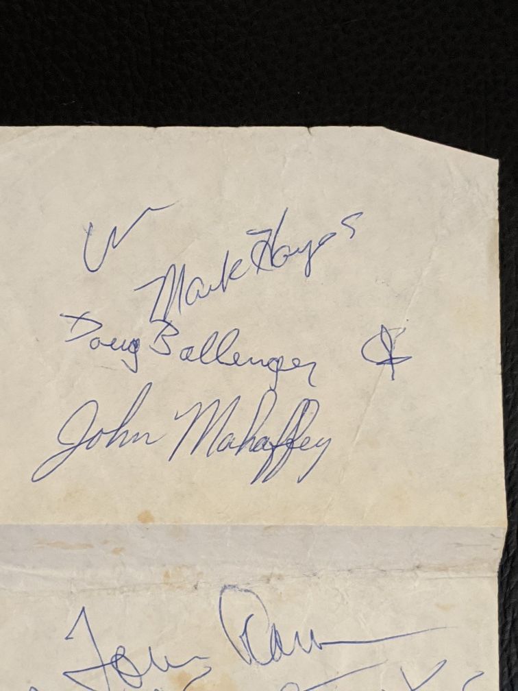 Golfer Autographs 73rd U.S.Open, incl; Lee Elder, Miller, Palmer, & Nicklaus.