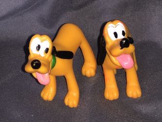Disney Pluto figurines statue toys birthday cake toppers! Mickey Mouse’s dog Pluto !🥳free gift included!