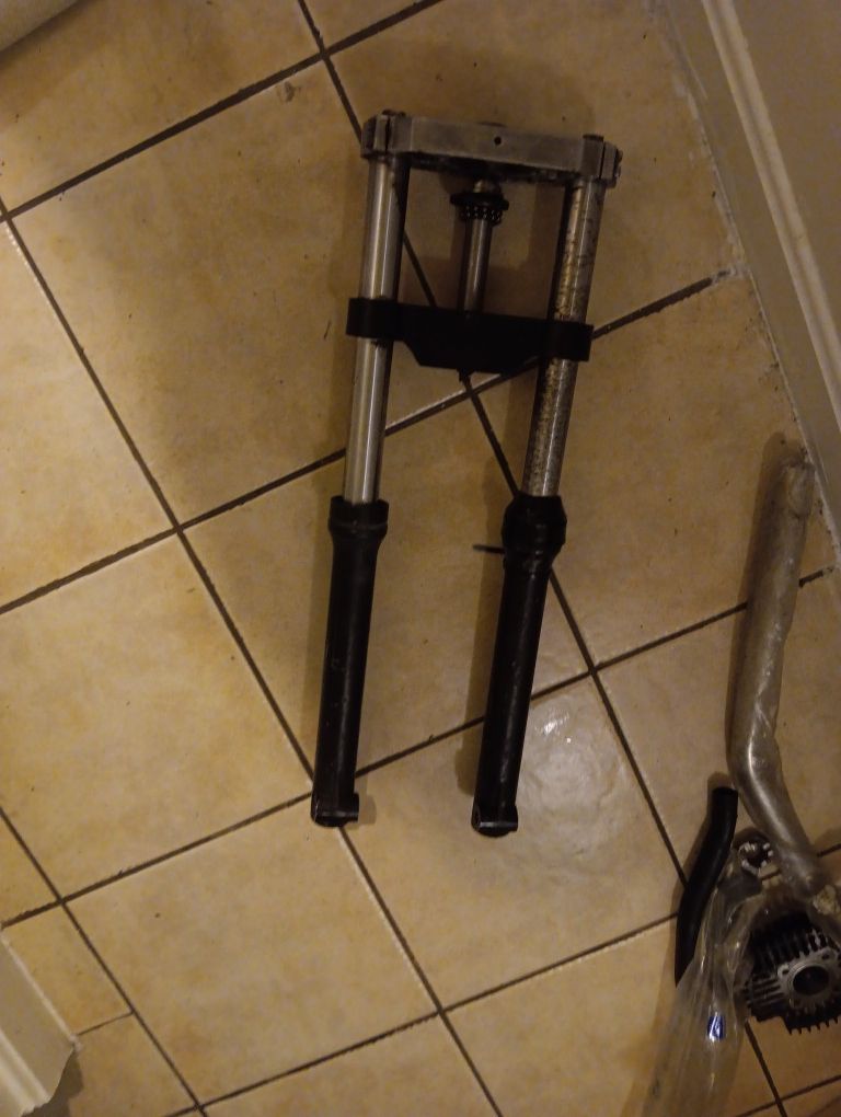 Pit Bike Triple Tree Forks