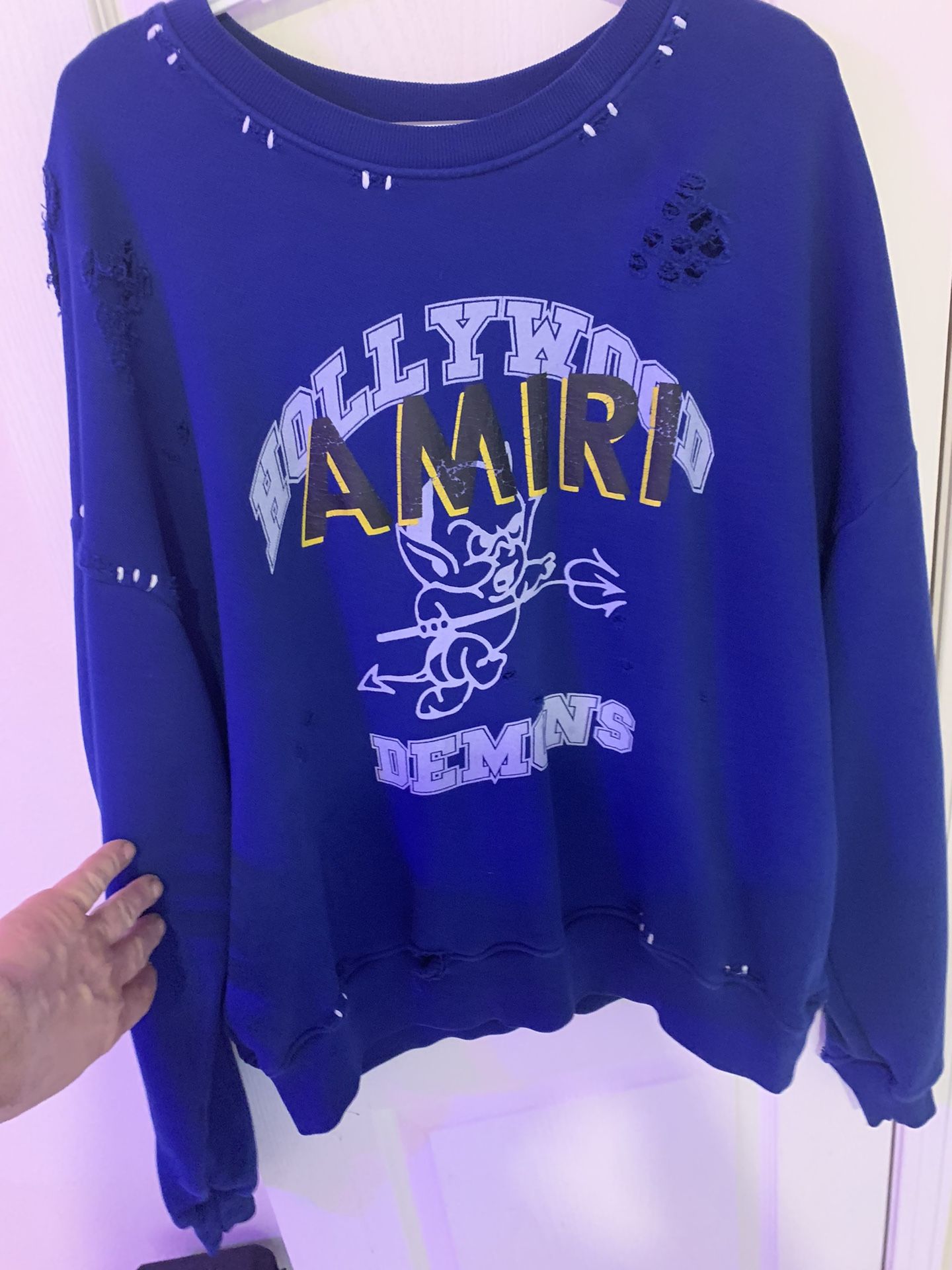 AMIRI - Mike Amiri Hollywood Demons Sweatshirt