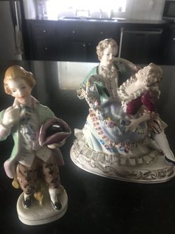 Vintage Japanese porcelain figurines