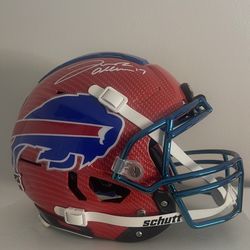 Josh Allen  custom autographed F7 speed, flex helmet authenticated by Beckett