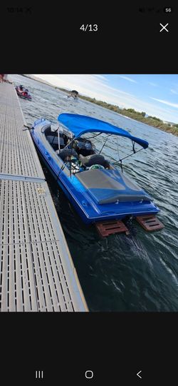 1990 commander 21 ft open bow boat