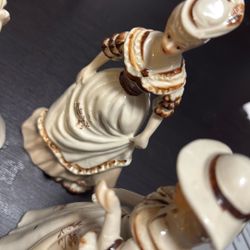 Mrs. Albee Porcelain Figures X4 