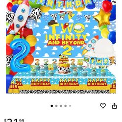 Toys Story Party Supplies For Two