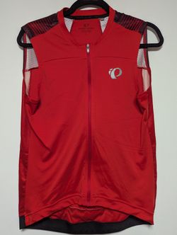 Pearl Izumi Elite Pursuit Sleeveless Jersey Cycling Vest Reflective Red Men's Size Large