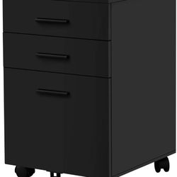 😀 Monarch Specialties I 7781 File Cabinet, Rolling Mobile, Storage Drawers, Printer Stand, Office, Work, Laminate, Black, Contemporary, Modern$60