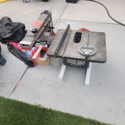 Rockwell Table Saw And Sliding Saw