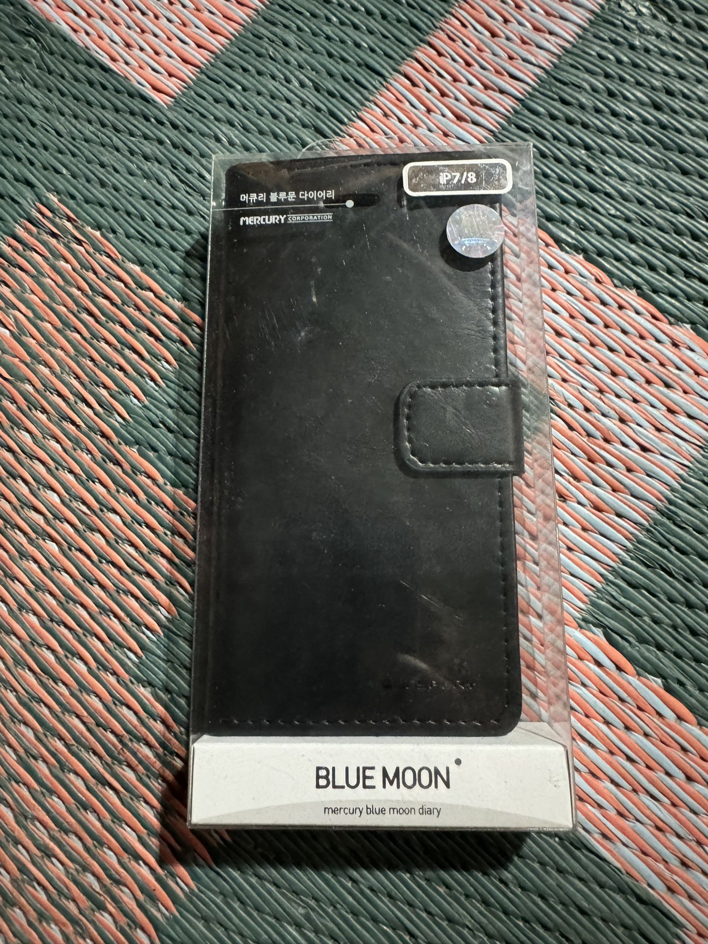 New! Blue Moon Black 7/8 iPhone Case