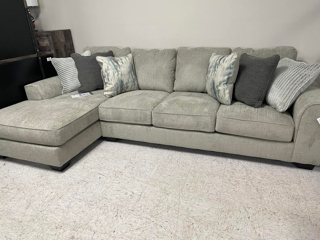Ardsley Pewter 2Piece Large Sofa Chaise for Sale in San Antonio, TX