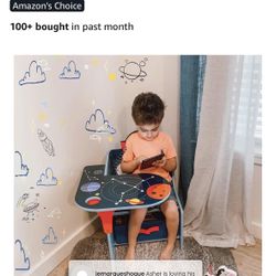 Kids Study/art Chair With Storage