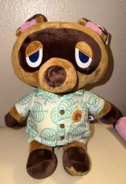 RARE Retired Build a Bear Animal Crossing Tom Nook 16” Plush Summer Outfit