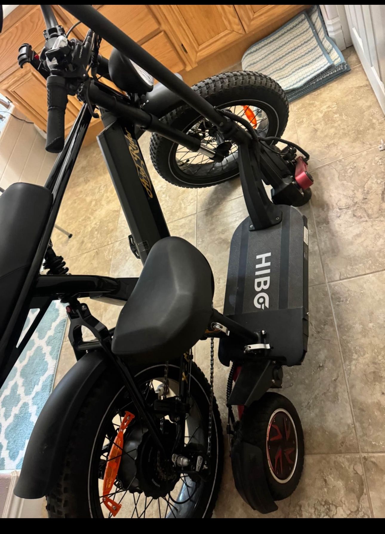 We are moving and selling this ebike and electric scooter slightly used. Both for $2000. Serious buyer only pls. 
