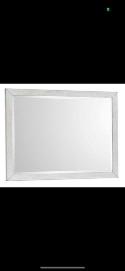 CROWN MARK WHITE SANDS MIRROR/no Lights