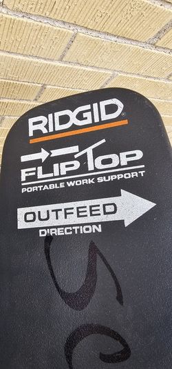 15 Bucks For Each One. Ridgid Flip Top Portable Work Support,