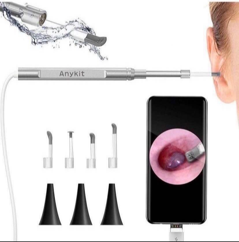 Earwax Removal Tool Othoscope Set with Camera for Android/Windows/Mac
