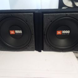 JBL Detachable 12-in Car Speakers In Box In Brand New Condition Only Used Three Times Selling For $250