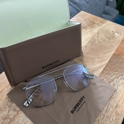 Rare Very Cool Unique Burberry Geometric Aviator Glasses