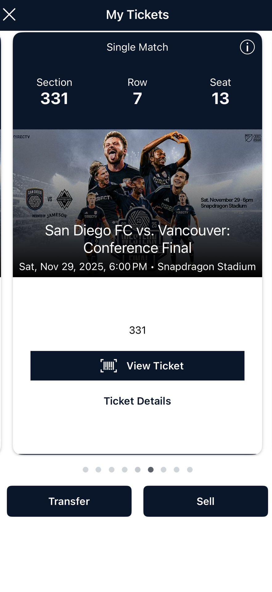 San Diego FC vs Vancouver Final