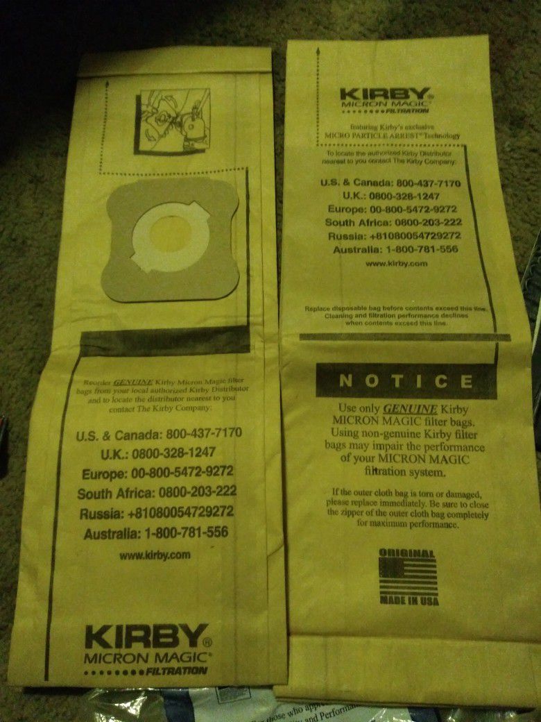 Kirby Vacuum Bags For Models G4 And G5
