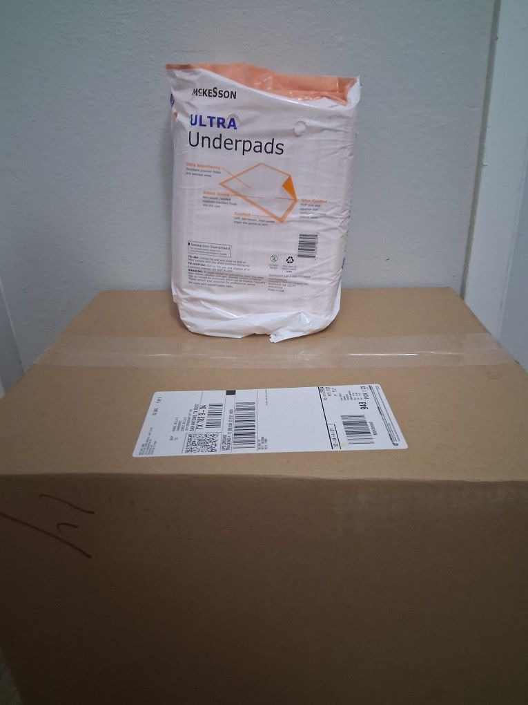 Box Of 10 Packs Of Bed Pads