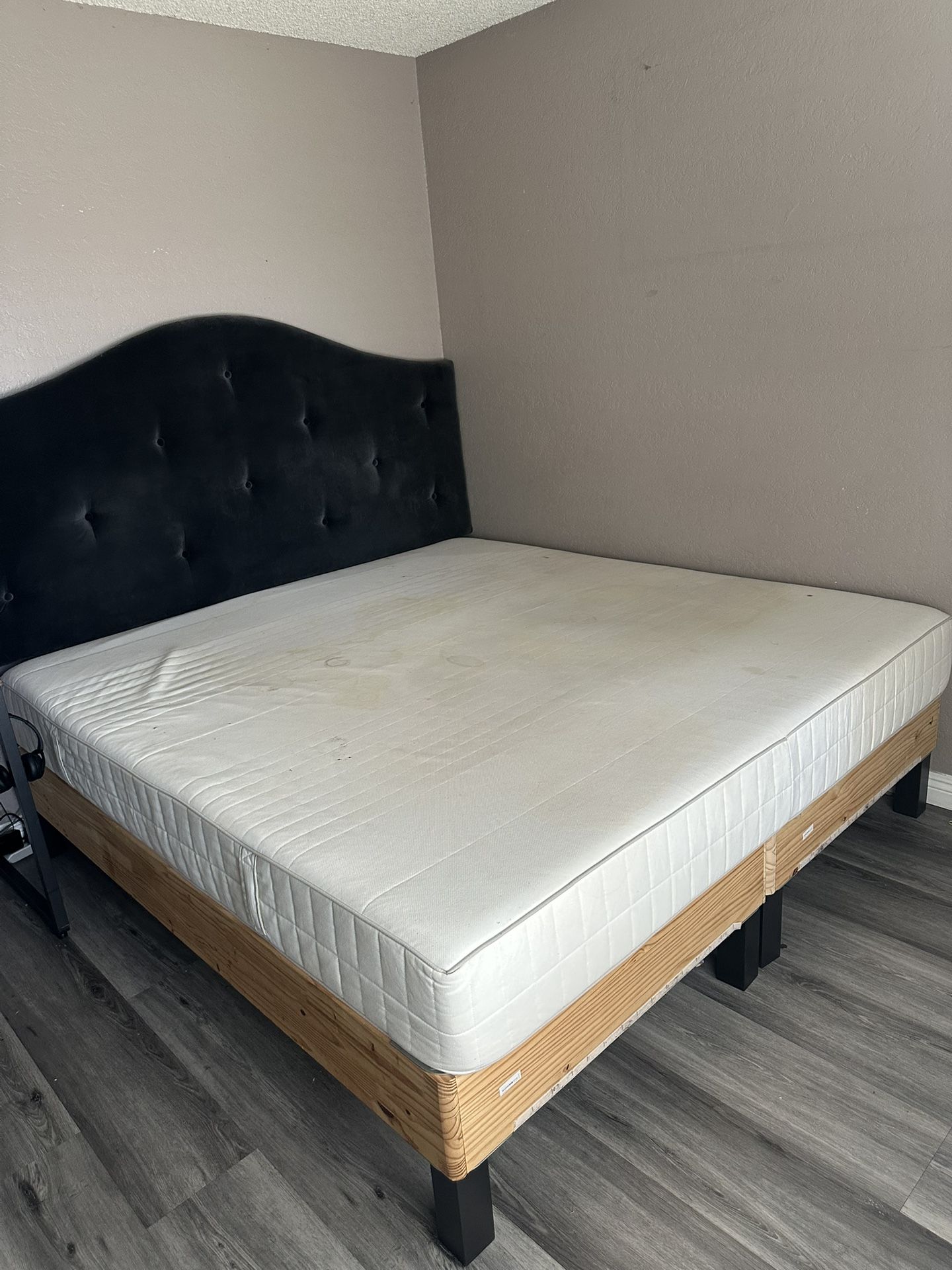 King Bed Frame And Mattress